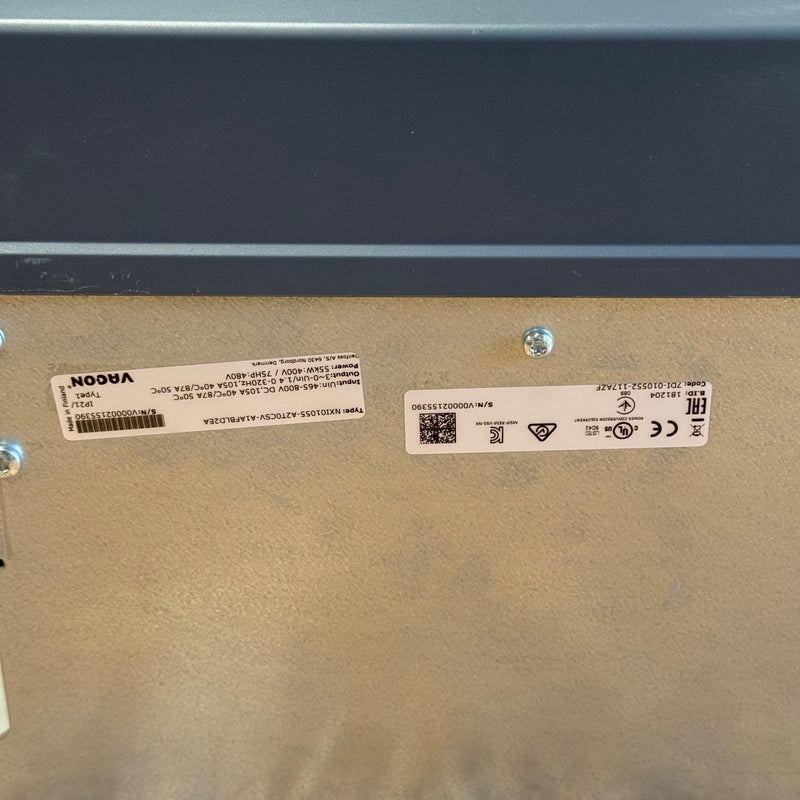 Danfoss – NXI01055-A2T0CSV-A1AFBLD2EA – VACON NXI Inverter Unit (105A)