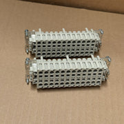 2PCs Wieland – 70.500.2453 – Female Insert  Bas Buf 24-polig 16A 500V
