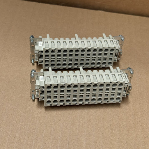 2PCs Wieland – 70.500.2453 – Female Insert  Bas Buf 24-polig 16A 500V