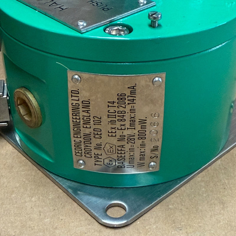 Cedric Engineering Ltd – CED 102 – Legacy Fire Suppression System Actuator