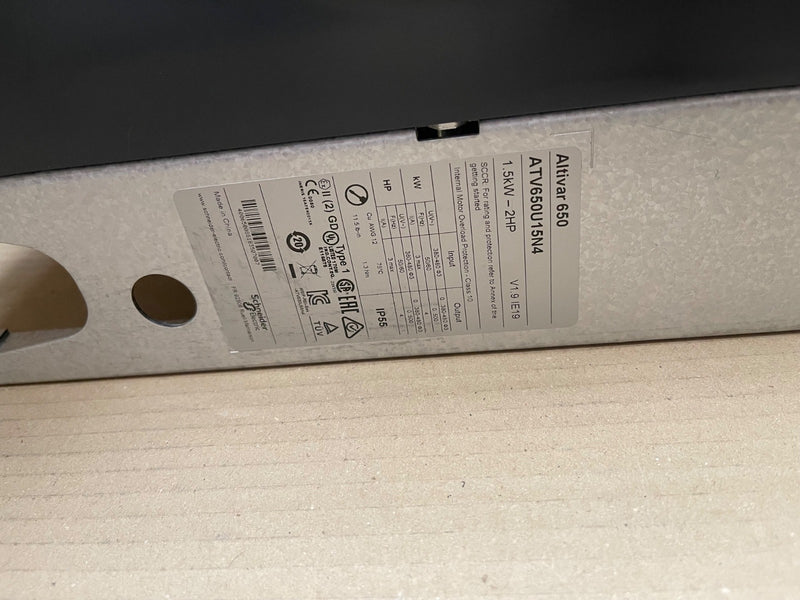 Schneider Electric – ATV650U15N4 – Altivar Process VFD 1.5 kW 380‑480 V