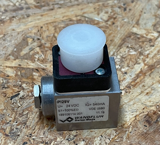 Wandfluh – PI29V – Proportional Solenoid (ISO 4400, zinc-plated steel, 350 bar)