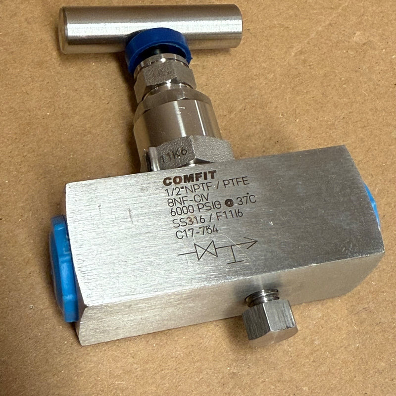 Comfit – 8NF-CIV – Screwed Bonnet Bar Stock Gauge / Bleed Needle Valve