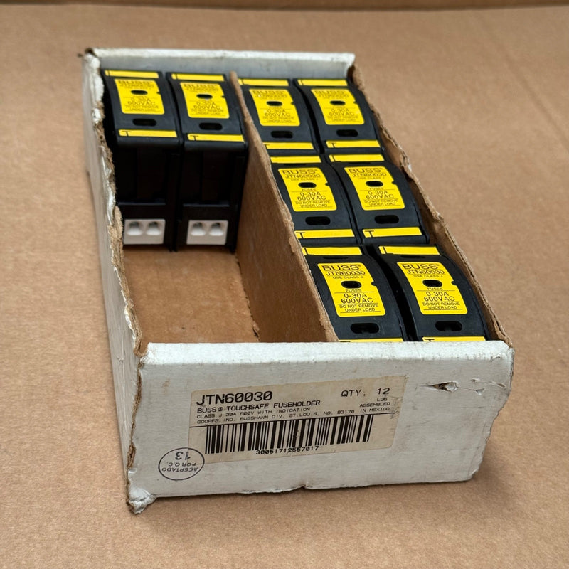 1PCs Eaton Bussmann – JTN60030 – Class J Finger-Safe Fuse Holder 30 A 600 V