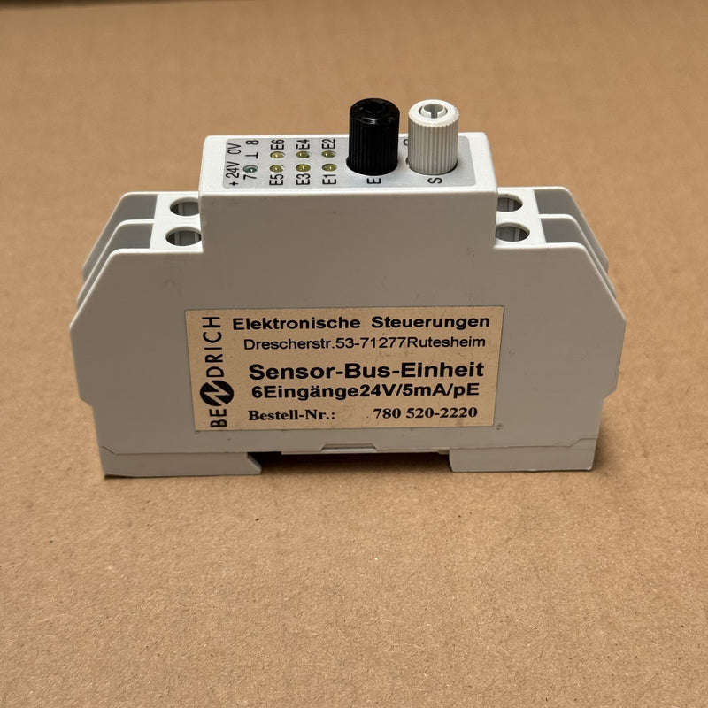 Bendrich – 780 520-2220 – 780 520 Sensor Bus Unit 6 Inputs 24V / 5mA / PE