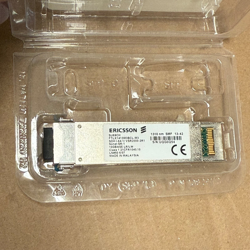 Ericsson – FTLX1413M3BCL-M3 – Multi-Protocol 10Gb/s 10km XFP Optical Transceiver