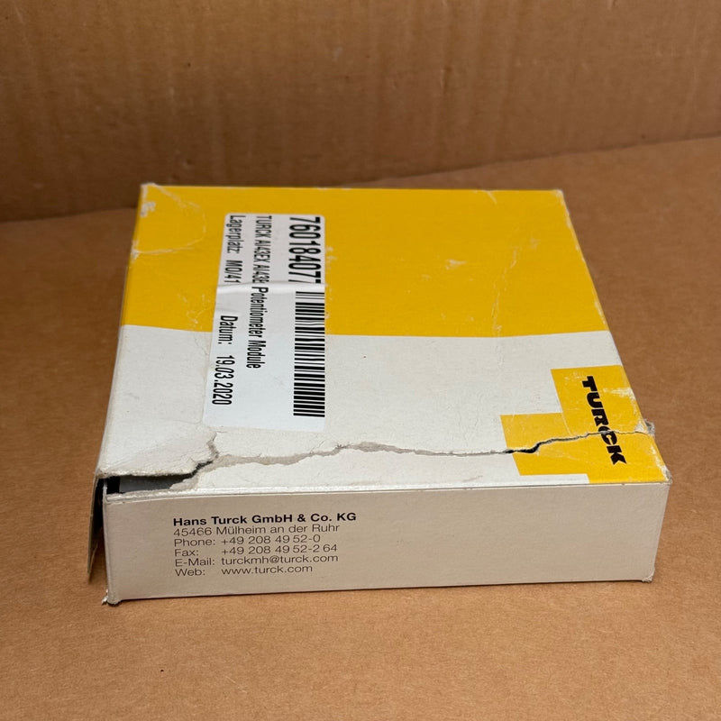 Turck – AI43EX (6884137) – Excom I/O System 4-Channel Analog Input Module