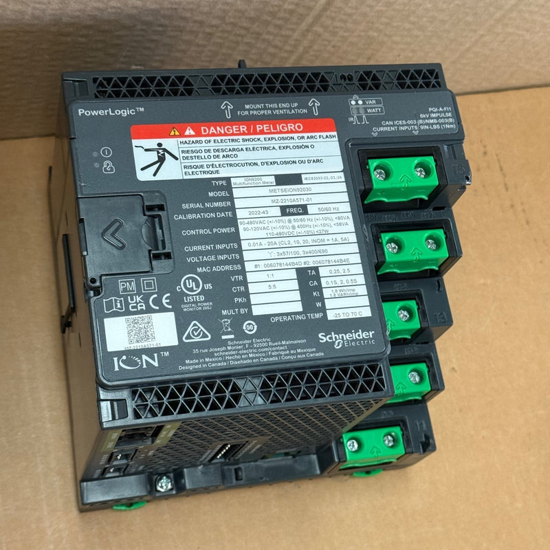 Schneider Electric – METSEION92030 – PowerLogic ION92030 Energy and Power Meter