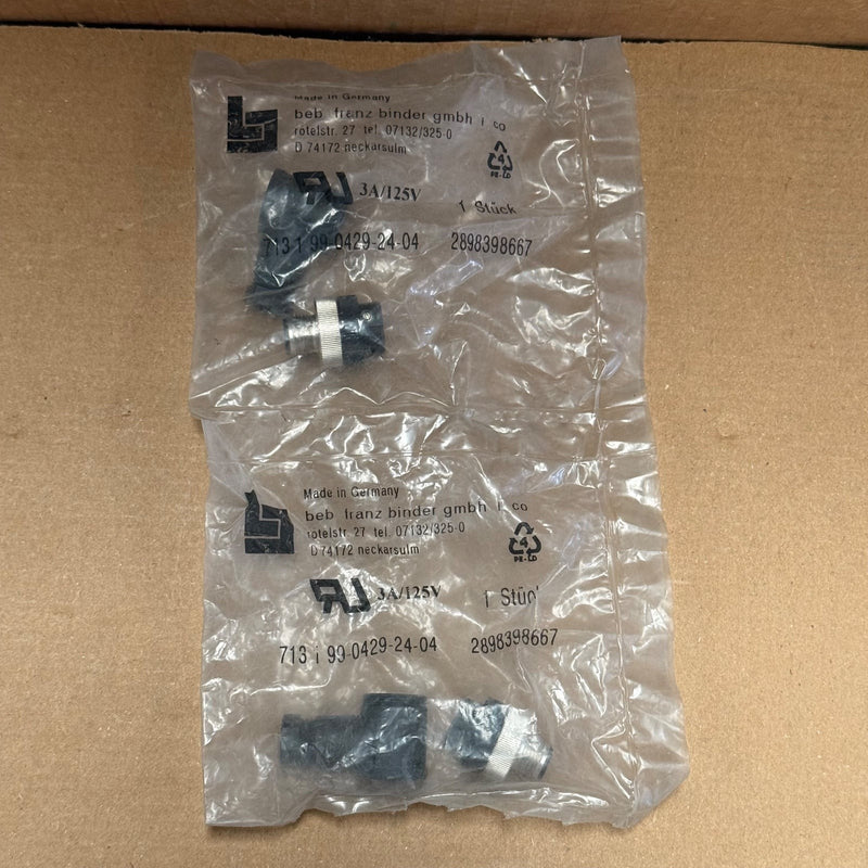 Binder – 713 1 99 0429 24 04 – M12 Male Angled Connector