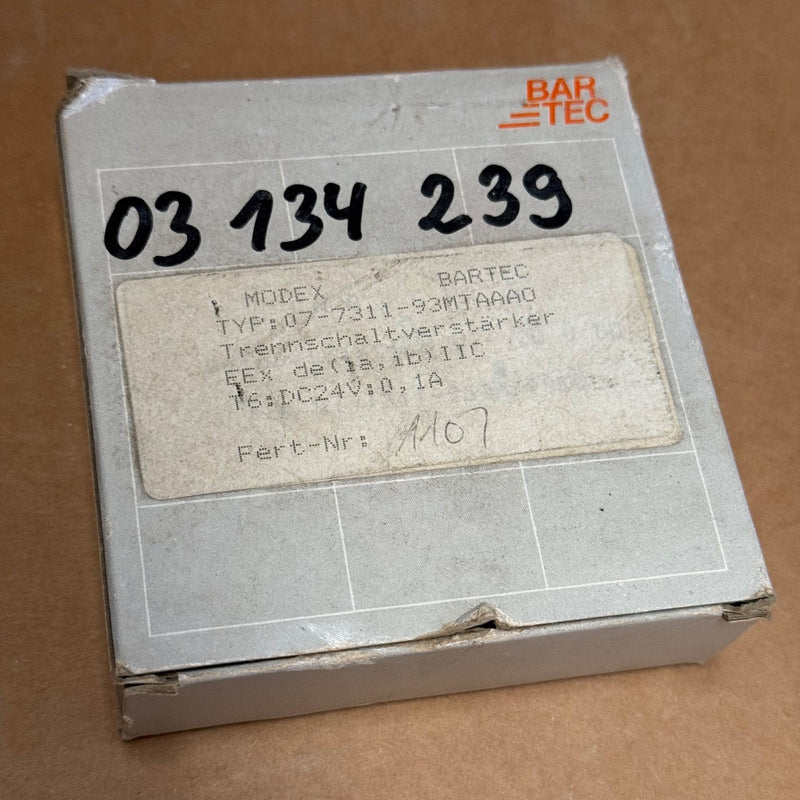 BARTEC – 07-7311-93MTAAA0 – MODEX Isolating Switching Amplifier