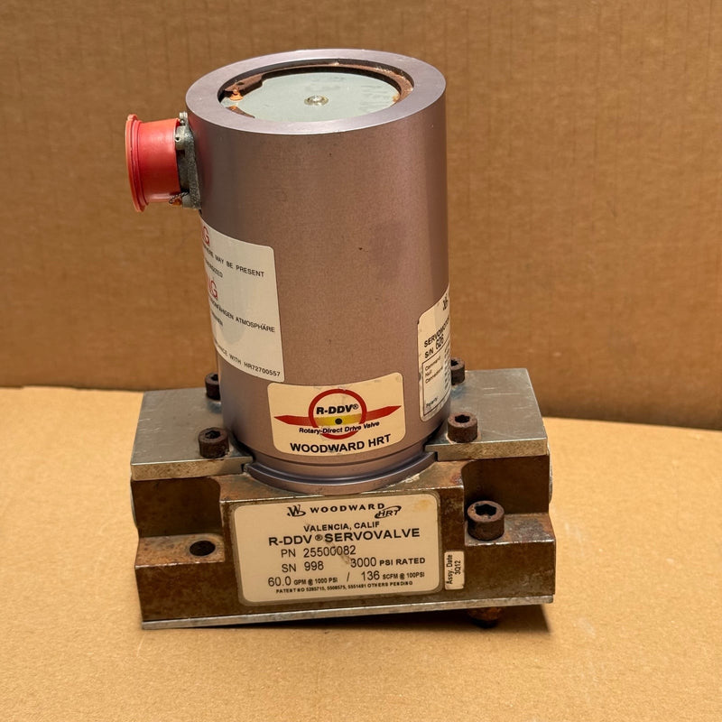 Woodward HRT – 25500082 – R-DDV Servo Valve + 25000415-105-901 SERVOMOTOR