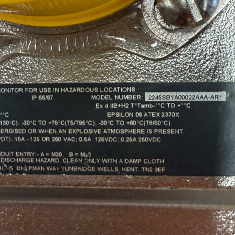 Westlock – 2245SBYA00022AAA-AR1 – AccuTrak 2200 Valve Position Monitor
