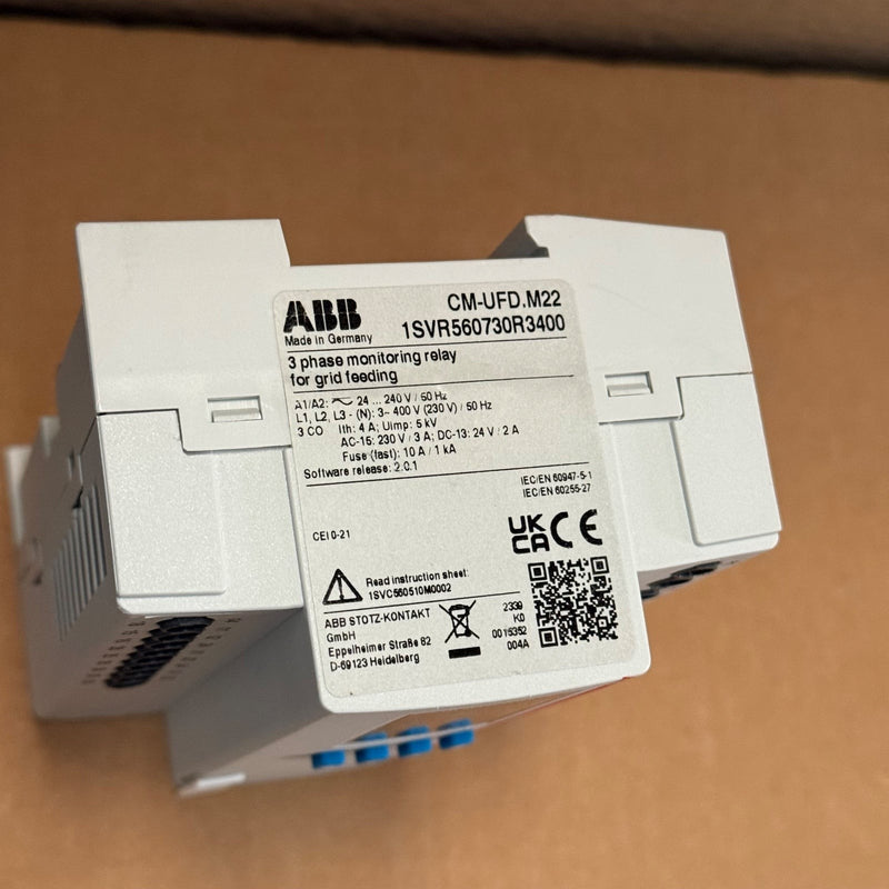 ABB – CM-UFD.M22 (1SVR560730R3400) – Grid-Feeding Monitoring Relay