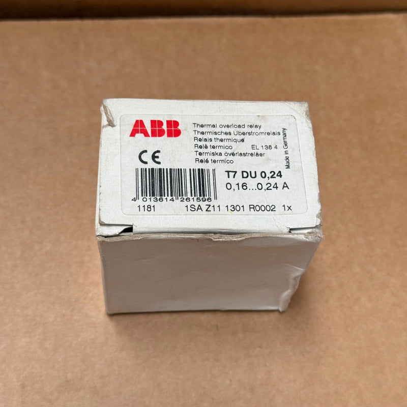ABB – T7DU‑0.24 Thermal Overload Relay (0.16–0.24 A) – 1SAZ111301R0002