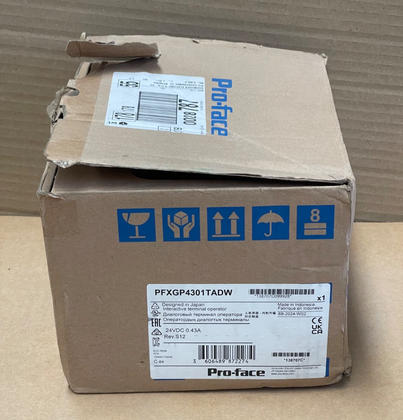 Pro-face – PFXGP4301TADW – HMI 5.7″ TFT 24 VDC Industrial Touchscreen HMI Panel