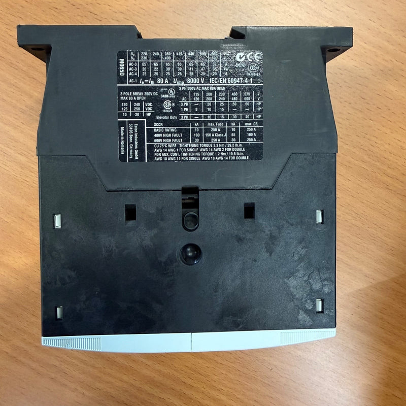 Moeller – DIL M65 – Motor Starter Contactor 24-27VDC