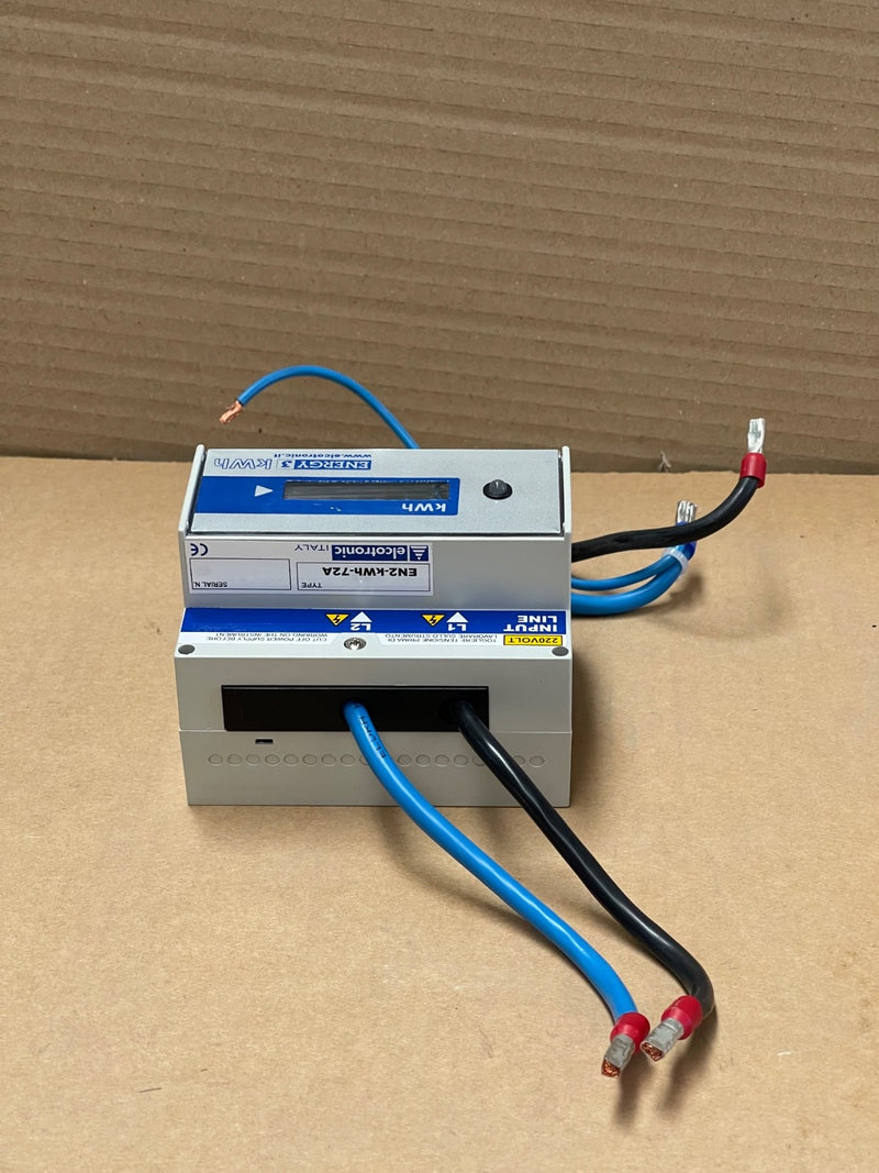 Elcotronic – EN2‑KWH‑72A – DIN Rail kWh Energy Meter