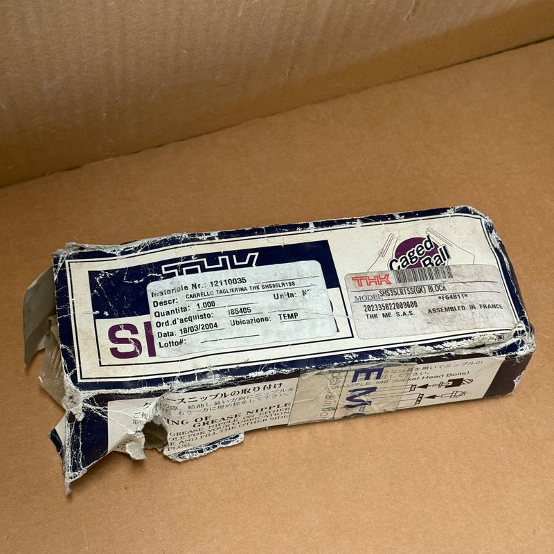 THK – SHS35LR1SS(GK) – Heavy Load Linear Motion Guide Block (SS Seals, GK Cage)