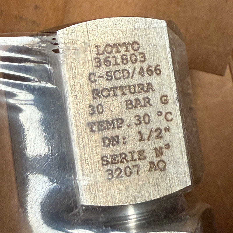 Donadon SDD – Tipo 466 / MCP0008518-0000 (Lot 361803) – Rupture Disc