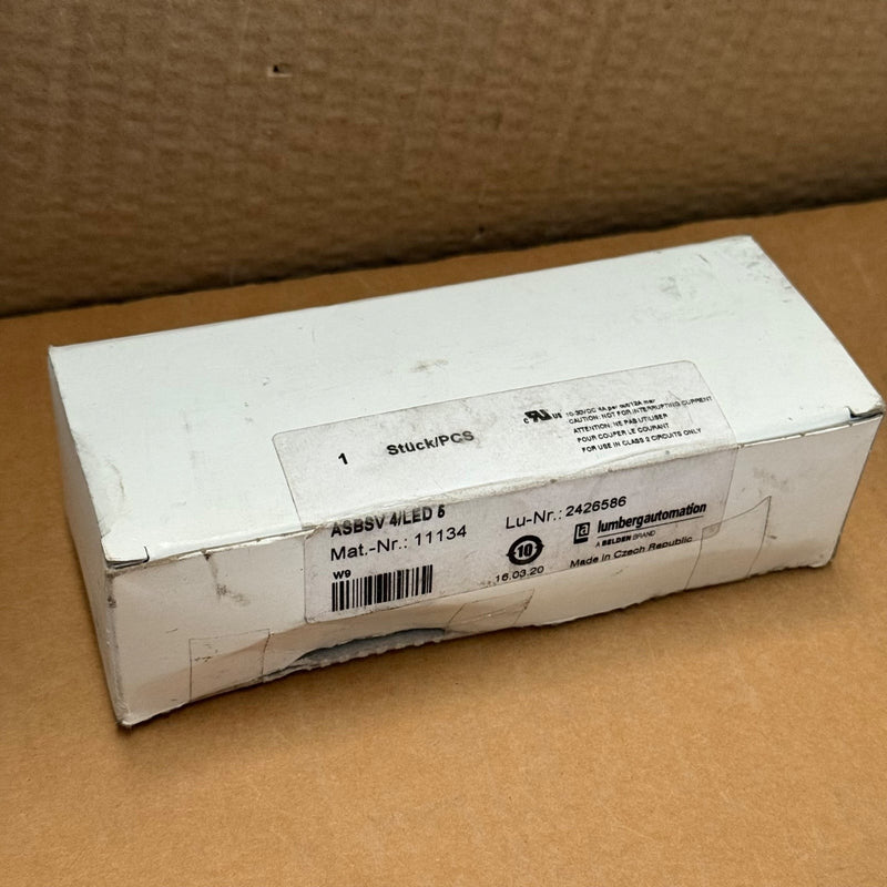 Lumberg Automation – ASBSV 4/LED 5 / 11134 – I/O Junction Box