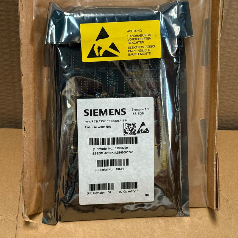 Siemens – 01938229  – PCB Assembly, Trigger Board A-S34 Oncology