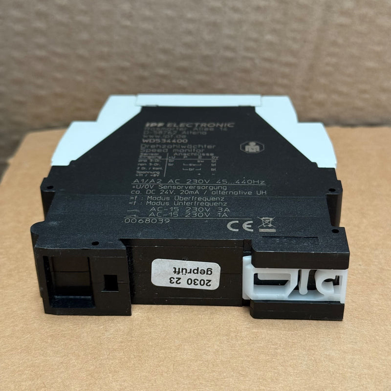 IPF electronic – WD534400 – Speed / Frequency Monitoring Relay