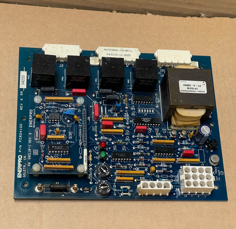 Enerpro – FCR04100 Rev K with VRCL1P‑1 Rev D – Single‑Phase Firing & Regulator P