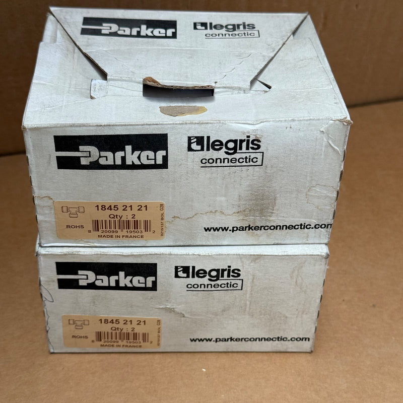 1PCs Parker Legris – 1845 21 21 – 316L Stainless Steel Female Equal Tee Fitting