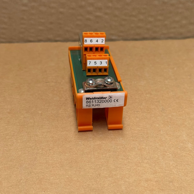 Weidmuller – 8611320000 – 8-Pole RJ45 Interface Module with Screw Connection