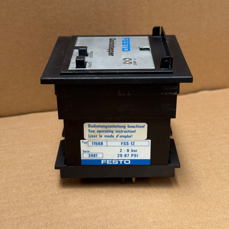 Festo – FSS-F-12 (11570) + FSS-12 (11568) – Quickstepper Pneumatic Sequencer