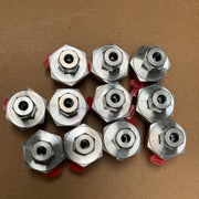 1PCs Parker – M6MSC1/2R-316 – 6mm to 1/2" BSPP Connector
