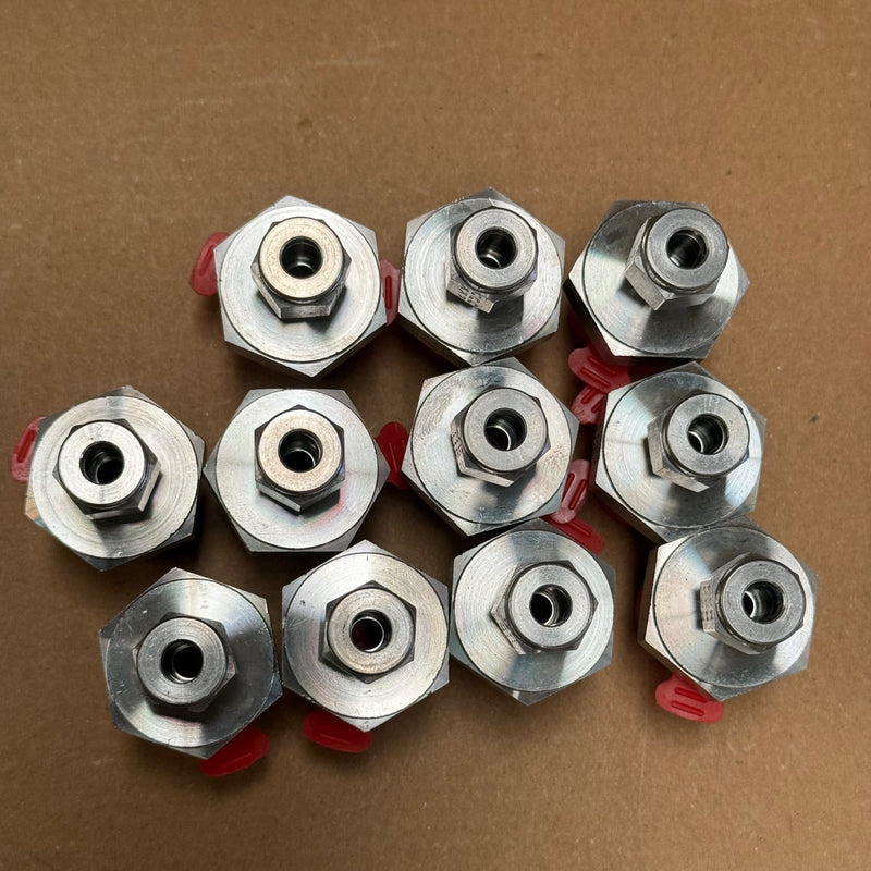 1PCs Parker – M6MSC1/2R-316 – 6mm to 1/2" BSPP Connector