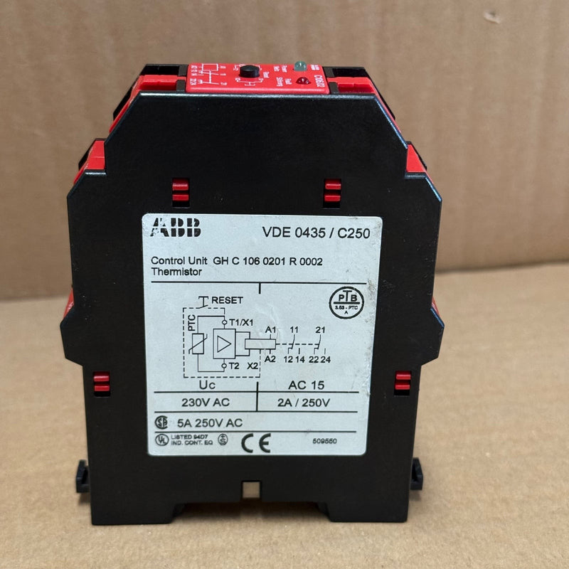 ABB – GHC1060201R0002 (C106.02) – Thermistor Motor Protection (PTC Control Unit)