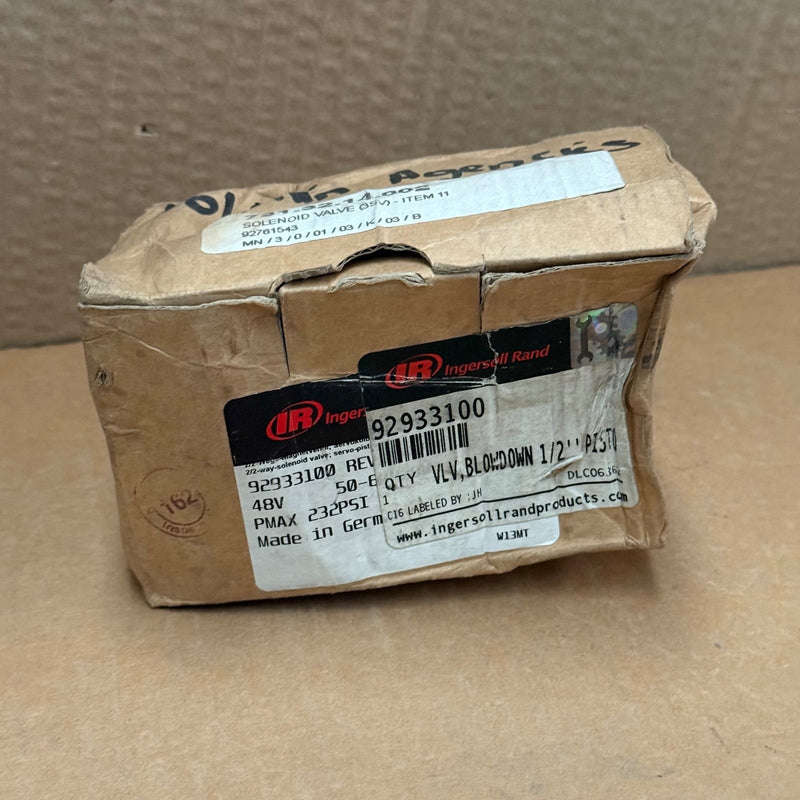 Ingersoll Rand – 92933100 – Solenoid Valve / Solenoid Valf