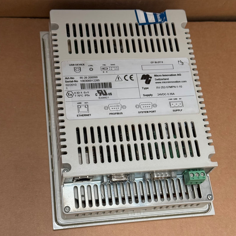 Micro Innovation – XV-252-57MPN-1-10 (8528200550) – 5.7" Color Touch Panel HMI