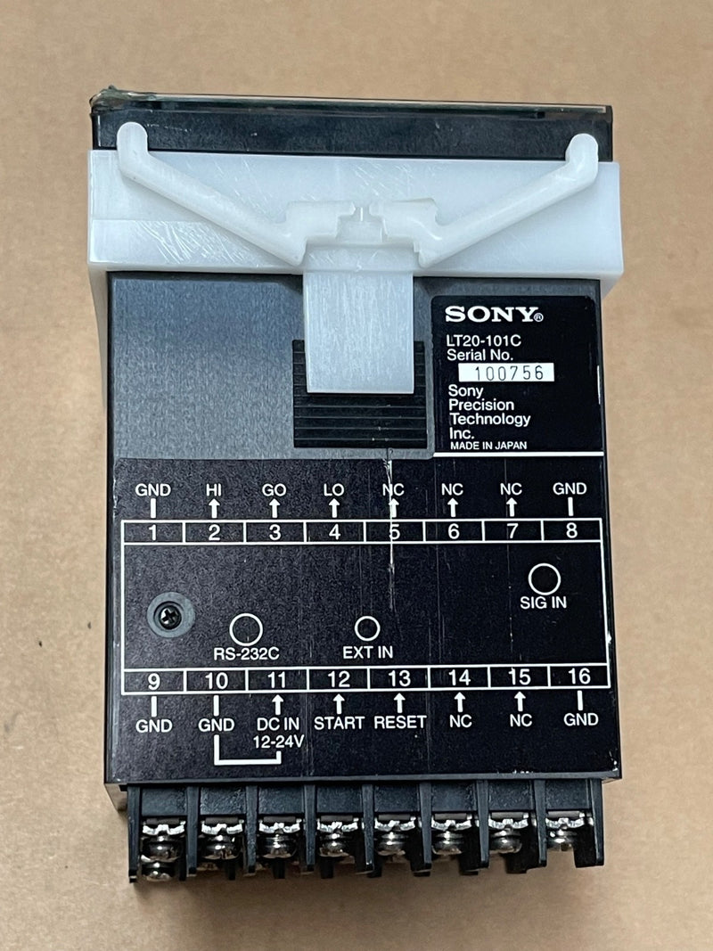 Sony LT20‑101C Industrial Display / Digital Gauge Module (RS‑232 & BCD)