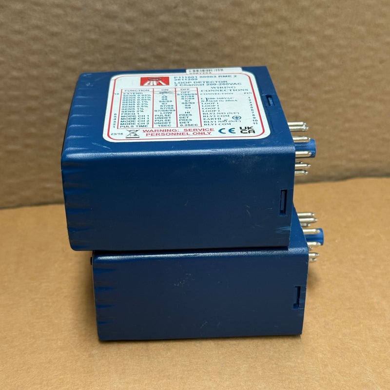 BFI – P111001 00003 RME 2 2611209 – 2-Channel Inductive Loop Vehicle Detector