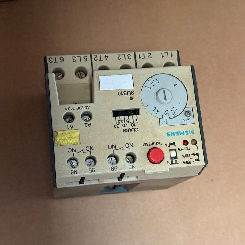 Siemens – 3UB1000-1BM7 – Solid State Overload Relay (2.5 - 25A)