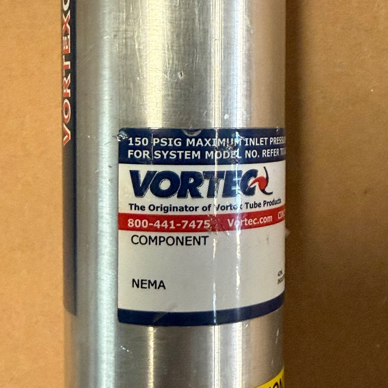 Vortec – Vortex Cooler Component (Enclosure Cooler / Vortex Tube Assembly)
