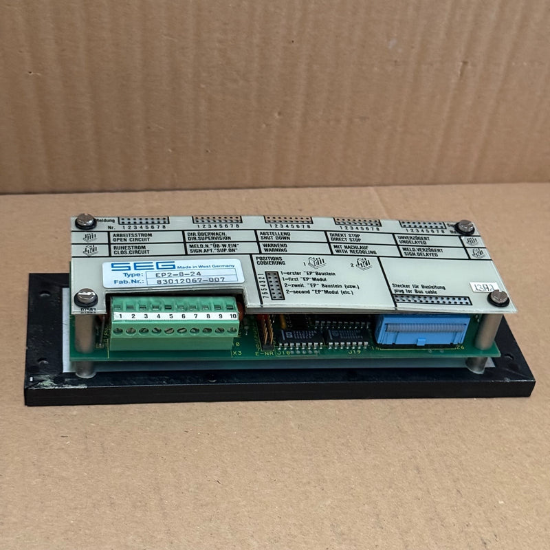 SEG – EP2-8-24 – 8-Input Extension Module for NP2 Generator Control Unit