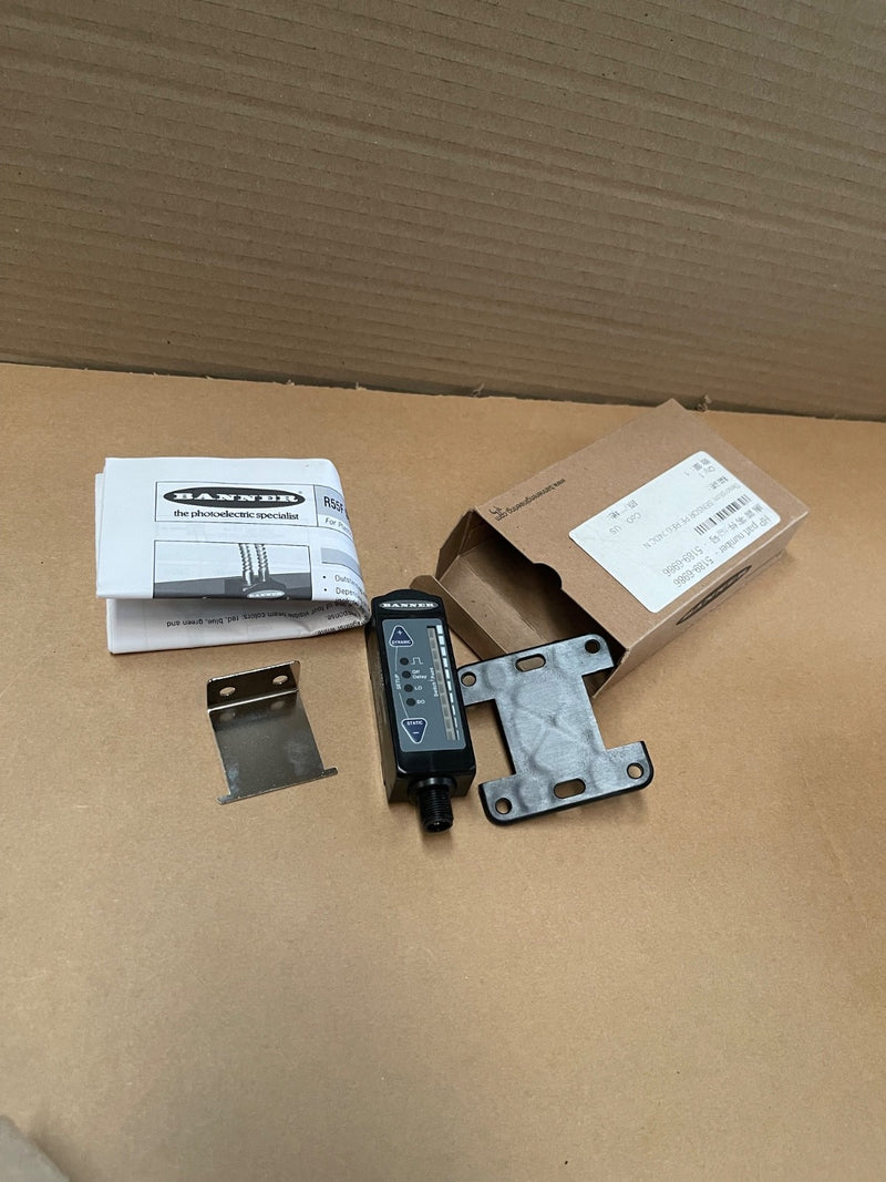 Banner R55FPWQ Fibre Optic Sensor – Industrial Fiber Optic Sensor / Registration