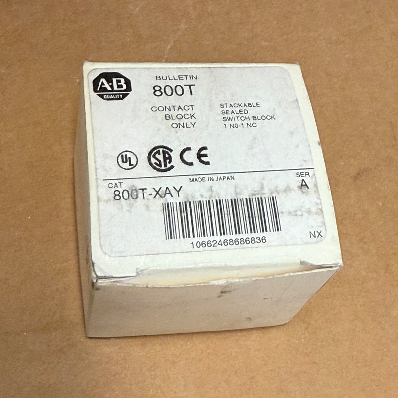 Allen-Bradley – 800T-XAY – 30.5mm Stackable Sealed Switch Contact Block
