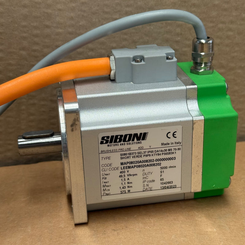 Siboni – S0801B373 / MAP08020A008202 – Brushless AC Servo Motor