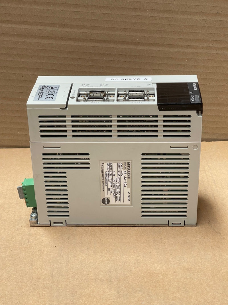 Mitsubishi Electric – MR‑J2S‑40A – MELSERVO J2S 0.4 kW Servo Drive / Amplifier