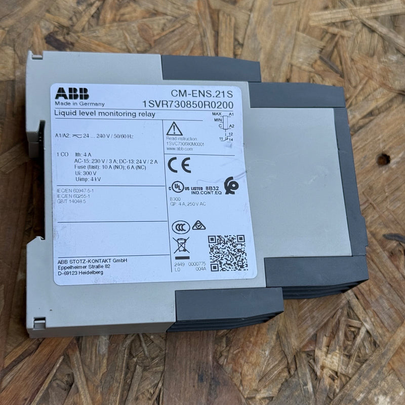 ABB – 1SVR730850R0200 (CM-ENS.21S) – Liquid Level Monitoring Relay