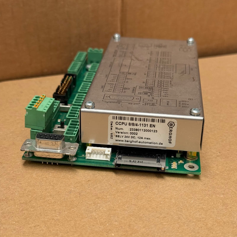 Berghof – CCPU 8/8/4-1131 EN (CCPU 8/8/4-CSC-1131) – PLC CPU Module VER. 002