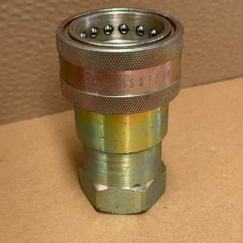 ISO 7241-A – 1/4" Female Quick Release Hydraulic Coupling / Socket (BSPP Thread)