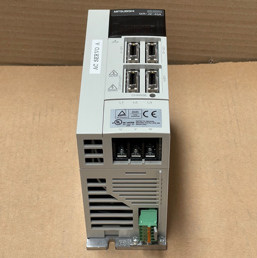 Mitsubishi Electric – MR‑J2S‑40A – MELSERVO J2S 0.4 kW Servo Drive / Amplifier
