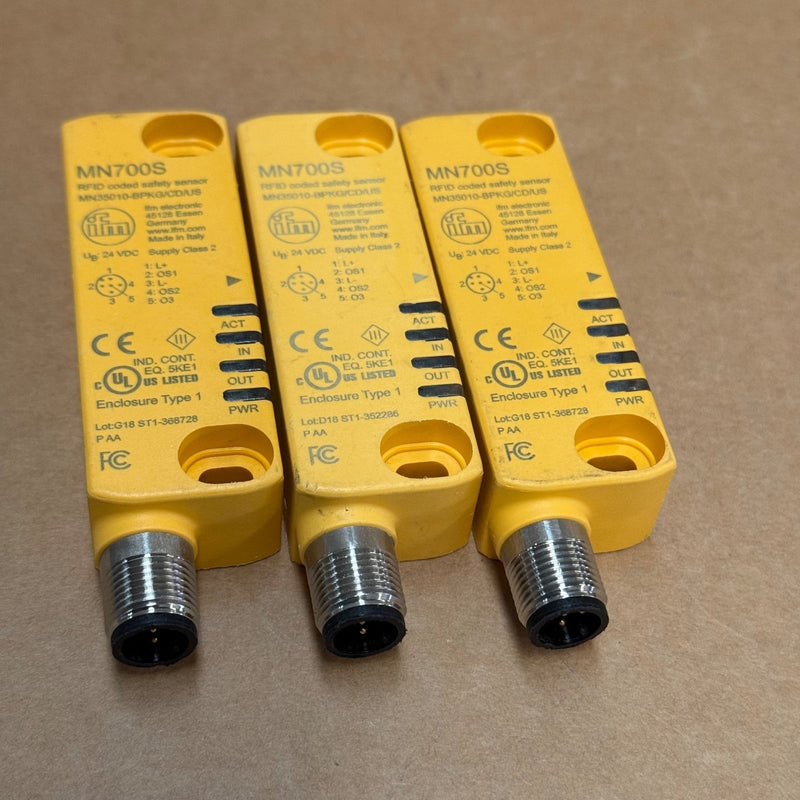 ifm electronic – MN700S / MN35010-BPKG/CD/US – RFID-Coded Safety Sensor