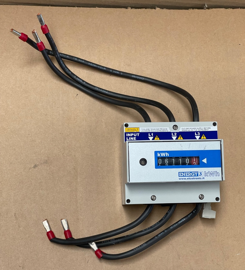 Elcotronic EN3‑KWH‑72A 3‑Phase kWh Energy Meter (Direct 72A) DIN‑Rail